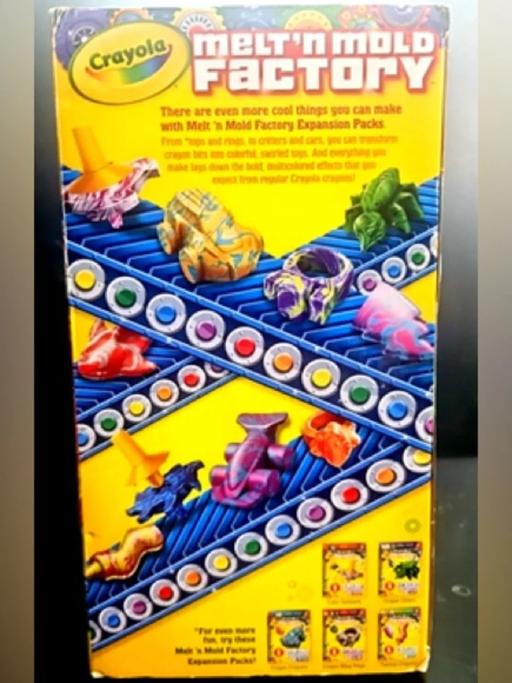 Crayola Melt 'n Mold Factory Kit - Yellow, Red, Blue, Green, Purple
